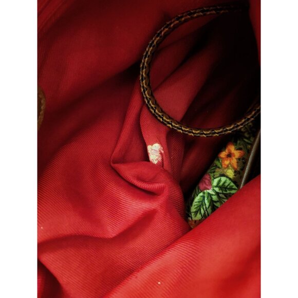 Avon Jungle Oasis Charming Tote & Matching Pouch Set-Leopards Tropical Print - Picture 11 of 16